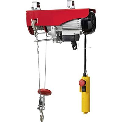 TOOLCRAFT 1553742 Elektrische kabeltakel Draagkracht (met keerschijf) 600 kg Draagkracht (zonder keerschijf) 300 kg