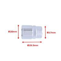 HAZET Dopsleutel 880-15 · 3/8 inch (10 mm) vierkant hol · Buiten-zeskant-tractieprofiel · SW 15 mm - thumbnail