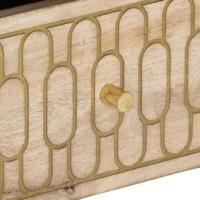 Tv-meubel 100x33x46 cm massief mangohout - thumbnail