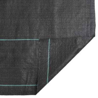 Worteldoek 1,5x100 m polypropeen zwart - thumbnail