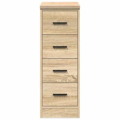 Garagekast 30x51x85 cm massief grenenhout sonoma eikenkleurig