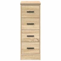 Garagekast 30x51x85 cm massief grenenhout sonoma eikenkleurig - thumbnail