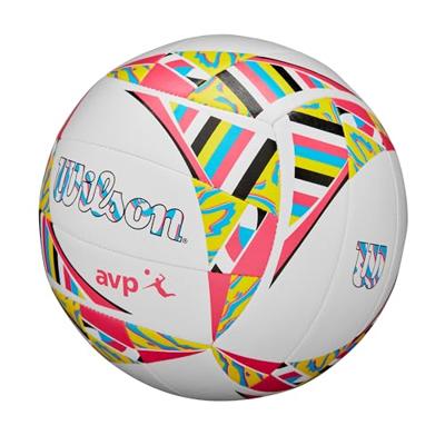 Beachvolleybal Wilson Avp Movement Vb New Geel Wit Rose TPU
