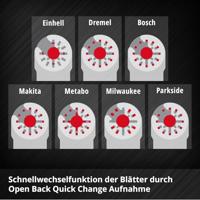Einhell 708063 Tauchsägeblatt HM-TI, 35mm Bimetaal Multitool toebehorenset 35 mm 1 stuk(s) - thumbnail