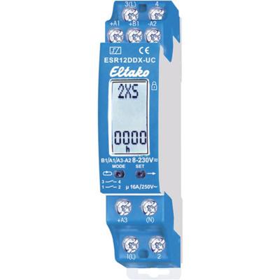 Eltako 21200302 ESR12DDX-UC Stroomstootschakelaar 230 V 1 stuk(s) Tijdsduur: 0.1 - 14400 s 2x NO