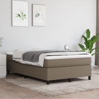 Boxspring met matras stof taupe 120x200 cm - thumbnail
