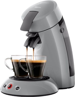 Philips SENSEO HD6553/70 Original Koffiepadmachine - Zilver Grijs