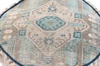 Kussen DKD Home Decor Voor op de grond Beige Blauw Bruin 40 x 40 x 40 cm Arabisch Franjes - thumbnail