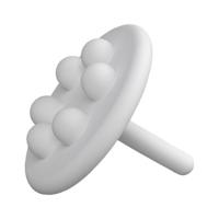 Clou Waterstop Mini Wash Me Siliconen Wit - thumbnail