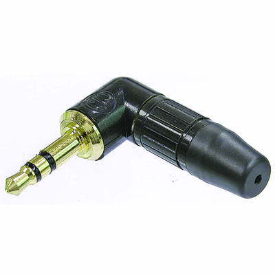 Neutrik NTP3RC-B jack 3.5mm stereo male kabeldeel zwart - thumbnail