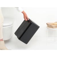 Brabantia Bo Afvalemmer 12 L - Matt Black - thumbnail