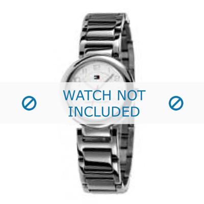 Tommy Hilfiger horlogeband TH-34-3-14-0678 - TH679000637 / 1780723 Staal Zilver 16mm Tommy Hilfiger horlogeband TH-34-3-14-0678 - TH679000637 / 1780723 Staal Zilver 16mm