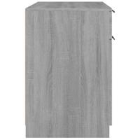 Bureau 100x50x75 cm bewerkt hout grijs sonoma eikenkleurig - thumbnail
