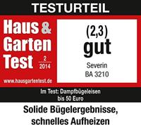 Severin BA3210 Stoomstrijkijzer 2500W Wit/paars - thumbnail