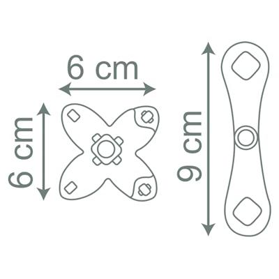 Smoby - Creatieve vrijetijdsbesteding - Vullingen van 16 bloemen - Voor de set voor het maken van decoratieve objecten - Gemaakt in Frankrijk Smoby - Creatieve vrijetijdsbesteding - Vullingen van 16 bloemen - Voor de set voor het maken van decoratieve objecten - Gemaakt in Frankrijk
