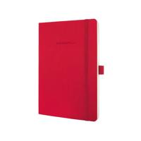 Sigel SI-CO325 Notitieboek Conceptum Pure Softcover A5 Rood Gelinieerd - thumbnail