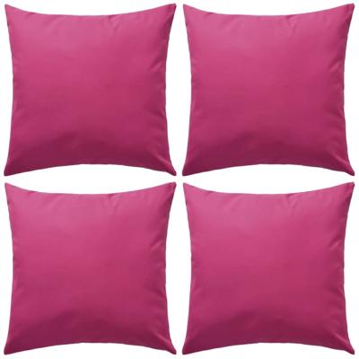 VidaXL Buitenkussens 45x45 cm roze 4 st
