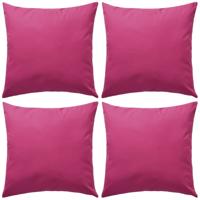 VidaXL Buitenkussens 45x45 cm roze 4 st - thumbnail