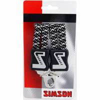 Snelbinder Quattro Simson extra sterk met 4 binders - zwart/wit - thumbnail