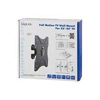 LogiLink BP0006 42 Zwart flat panel muur steun - thumbnail