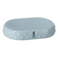 Zeephouder/zeepbakje blauw keramiek 15 cm   - - thumbnail