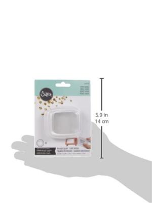 Sizzix • making essential shaker domes rounded square 2 1/4" x 1 3/4"