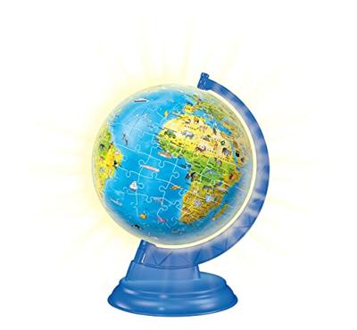 Ravensburger xxl kinder globe night edition engelstalig 3d puzzel, 180st. Ravensburger xxl kinder globe night edition engelstalig 3d puzzel, 180st.