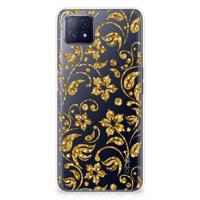 OPPO A53 5G | OPPO A73 5G | TPU Case | Gouden Bloemen - thumbnail