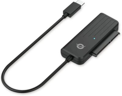 Conceptronic ABBY02B kabeladapter/verloopstukje USB C SATA Zwart Conceptronic ABBY02B kabeladapter/verloopstukje USB C SATA Zwart