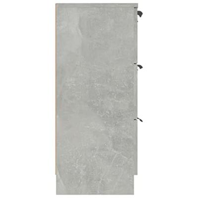 Dressoir 60x30x70 cm bewerkt hout betongrijs Dressoir 60x30x70 cm bewerkt hout betongrijs