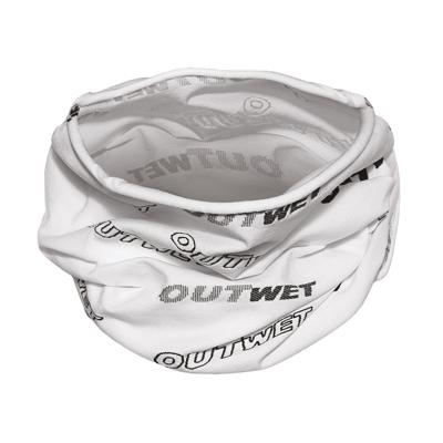 Outwet buff/sjaal wit ow/neck uni size