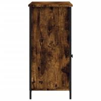 Dressoir 100x35x75 cm bewerkt hout gerookt eikenkleurig - thumbnail