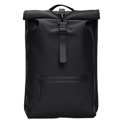 Rains Rolltop Rucksack W3 - Zwart