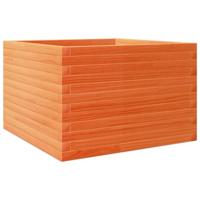 VidaXL Plantenbak 70x70x45,5 cm massief grenenhout wasbruin - thumbnail