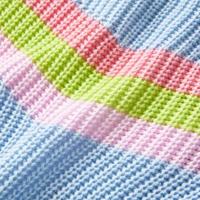 Kindertrui gebreid 116 blauw - thumbnail