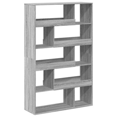 kamerscherm 100x33x156,5 cm bewerkt hout grijs sonoma eiken