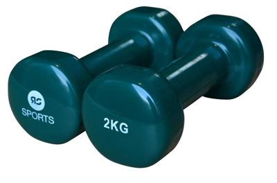 Vinyl dumbells 2 x 2.0 kg Vinyl dumbells 2 x 2.0 kg