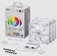 Asus TUF GAMING TF120 ARGB PC-ventilator Wit (b x h x d) 120 x 25 x 120 mm Incl. afstandsbediening, Incl. LED-verlichting - thumbnail