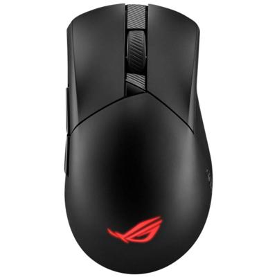 Asus ROG Gladius III Wireless AimPoint Gaming-muis Radiografisch, Bluetooth, USB Optisch Zwart 6 Toetsen 36000 dpi Verlicht