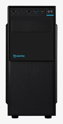 ATX Semi-toren doos Hiditec CHA010044 Zwart