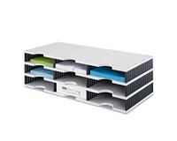 Vakkenset Styrodoc A4 9 vaks zwart/grijs - thumbnail