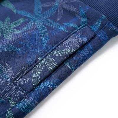Kindershorts met trekkoord 116 marineblauw - thumbnail