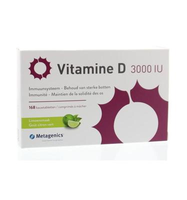 Metagenics Vitamine D 3000 IU Kauwtabletten Metagenics Vitamine D 3000 IU Kauwtabletten