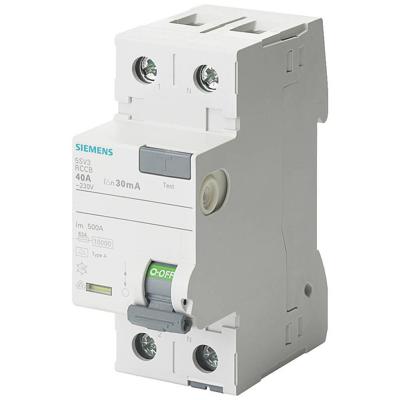 Siemens 5SV33123 5SV3312-3 Aardlekschakelaar F 25 A 0.03 A 230 V Siemens 5SV33123 5SV3312-3 Aardlekschakelaar F 25 A 0.03 A 230 V