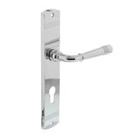 Intersteel Deurkruk Helena op langschild profielcilindergat 72mm - chroom - thumbnail