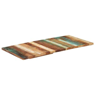 Tafelblad rechthoekig 25-27mm 60x120 cm massief gerecycled hout