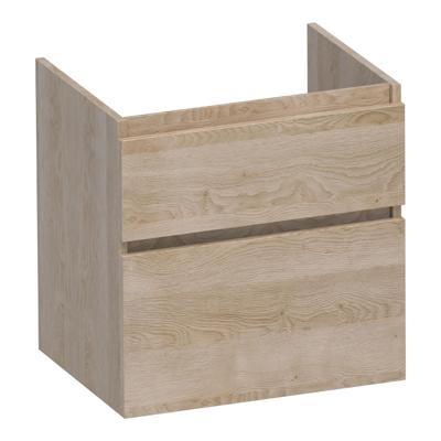 Brauer Delight - Onderkast - 60 cm - met 2 Softclose Lades Greeploos en 1 Sifon Uitsparing - Sunlit