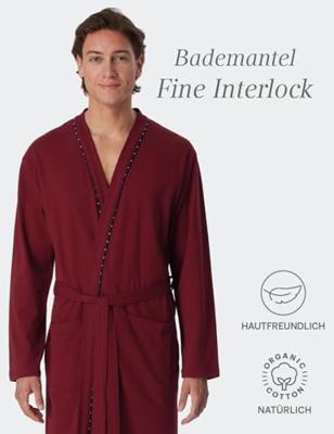 Schiesser Badjas 178407 bordeaux M 48/50