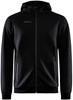 Craft 1910620 Core Soul Full Zip Hood Men - Black - M - thumbnail