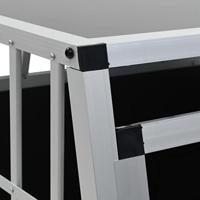 Hondenbench met dubbele deur 94x88x69 cm - thumbnail
